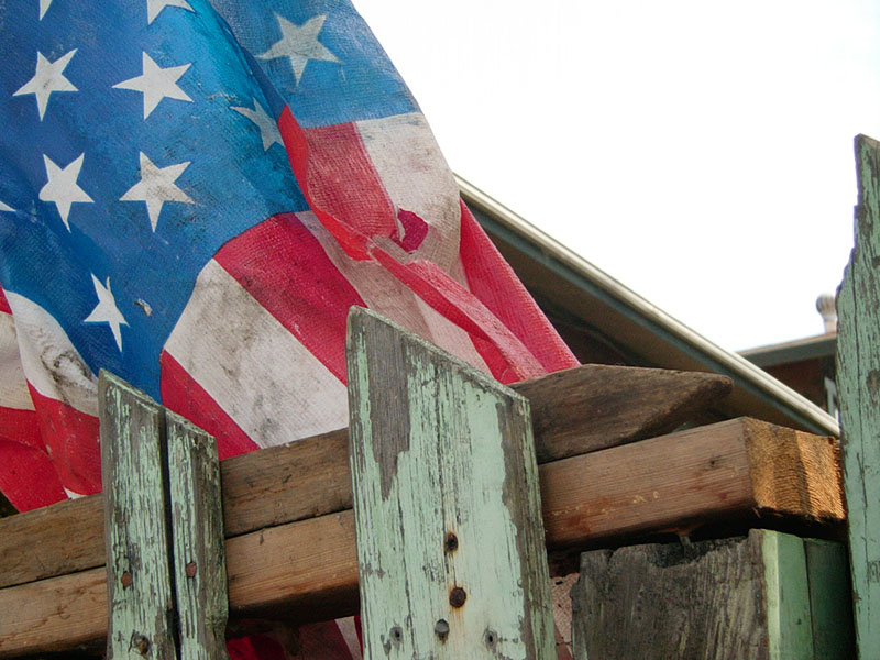 06/28/2002 - I'd Like To Salute The Ashes Of American Flags, West Berkeley, CA